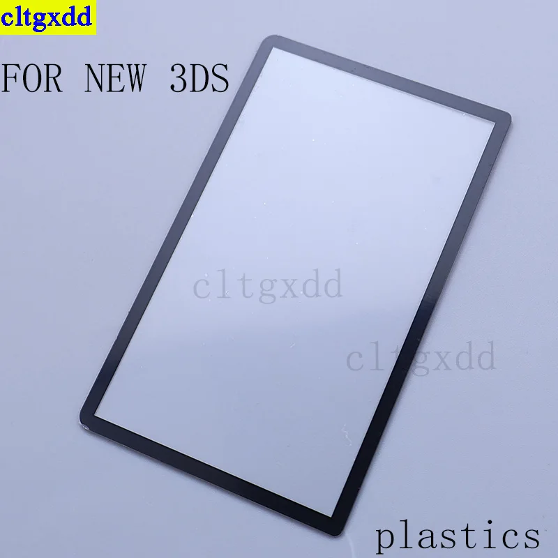 Cltgxdd 1piece FOR 3DS XL LL/NEW 3DS/NEW 3DS LL Controller Screen Mirror Top Protective Panel Plastic/Glass