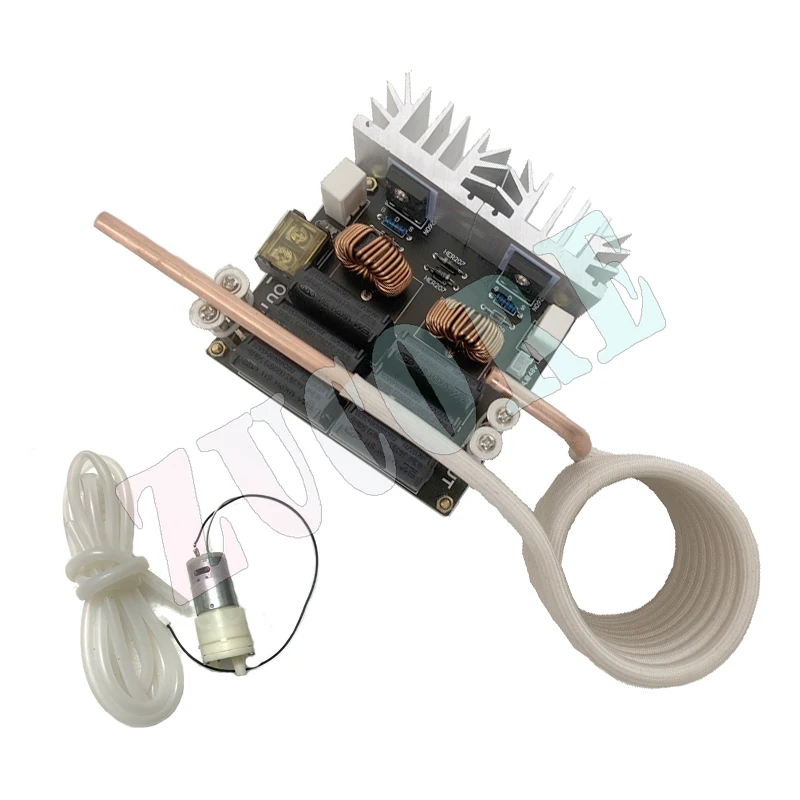 1200 واط 20A ZVS عالية التردد آلة التسخين بالحث 18-50 فولت عالية التردد التبريد فرن التردد المتوسط