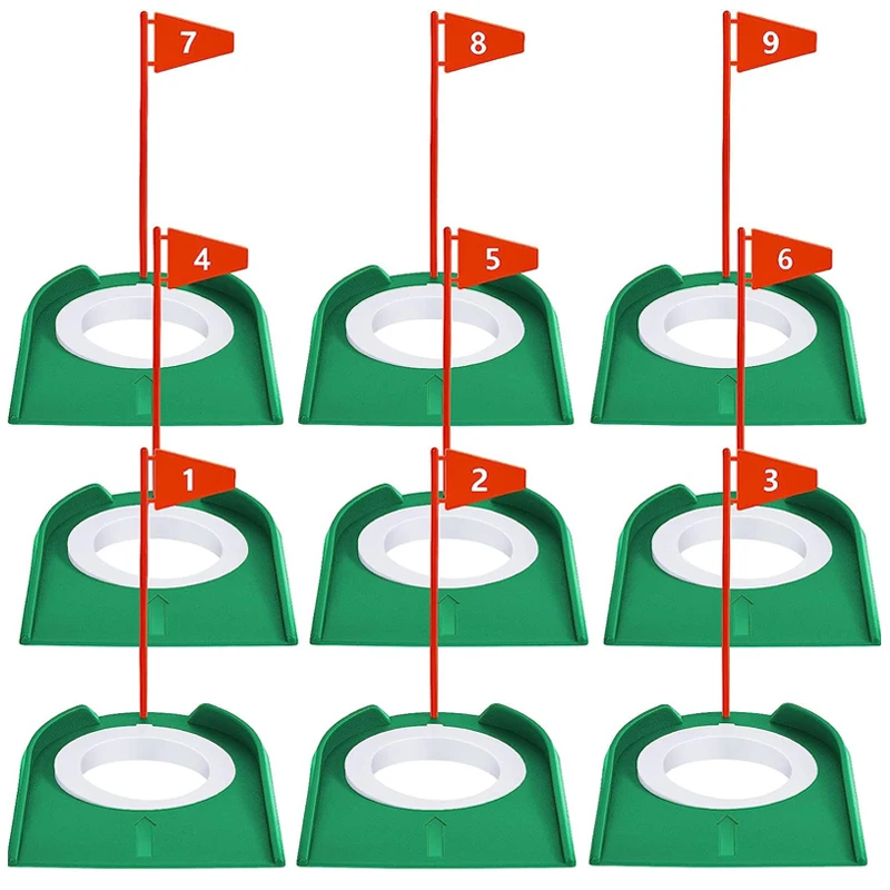 Tasse et sensation de golf en plastique, trou de golf, aides à l\'entraînement, putters d\'entraînement, intérieur, extérieur, enfants, hommes,