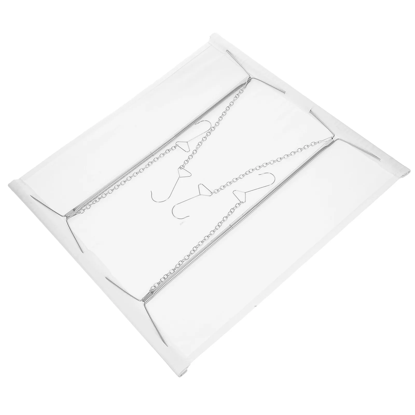 Square Ac Air Deflector Central Air Conditioner Hanging Windshield Cloth Wind Baffle Enhanced Cooling Heating Airflow Deflector
