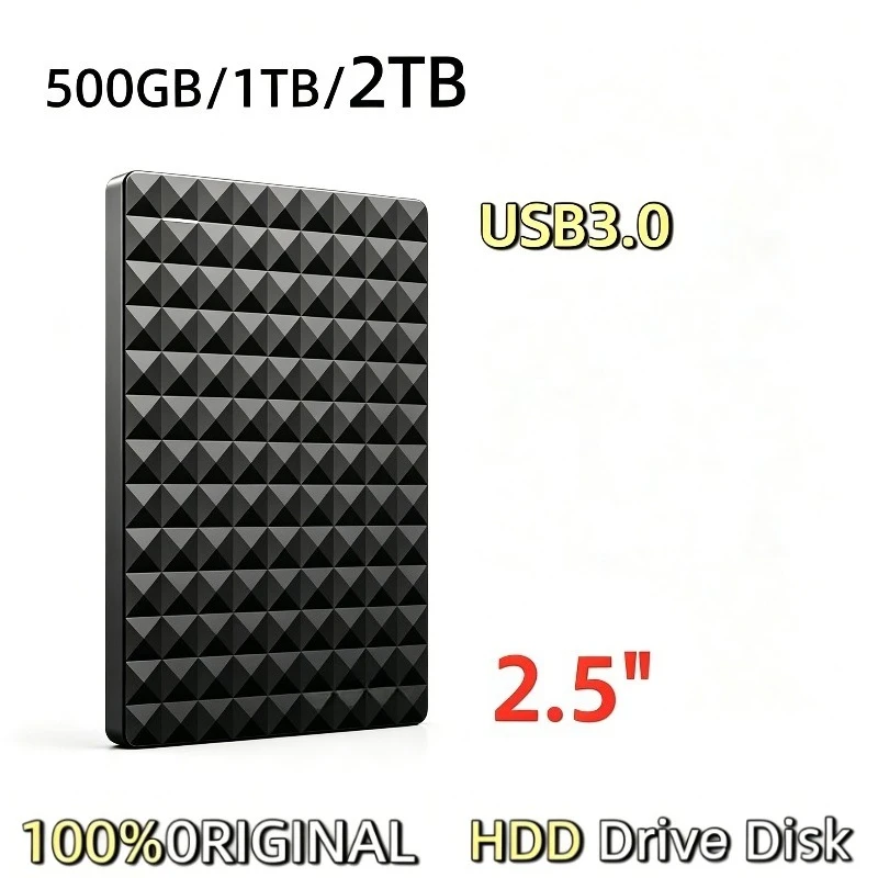 

For Seagate 500GB Portable External HDD 2.5 Inch USB3.0 High Speed Large Capacity Data Storage Hard Disk