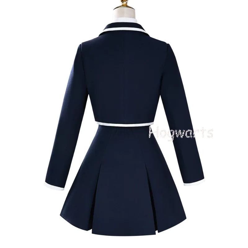 Yuuki Asuna Cosplay Kostuum Anime SAO Schooluniform Pruik voor Vrouwen Meisjes
