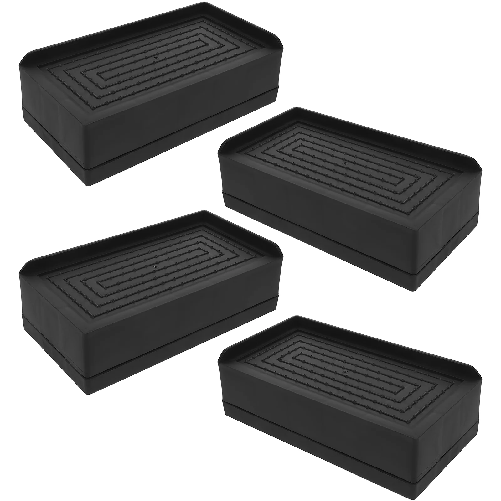 

Furniture Heightening Pads Bed Frame Riser Chair Leg Extenders Adjustable Risers Raisers Lifter