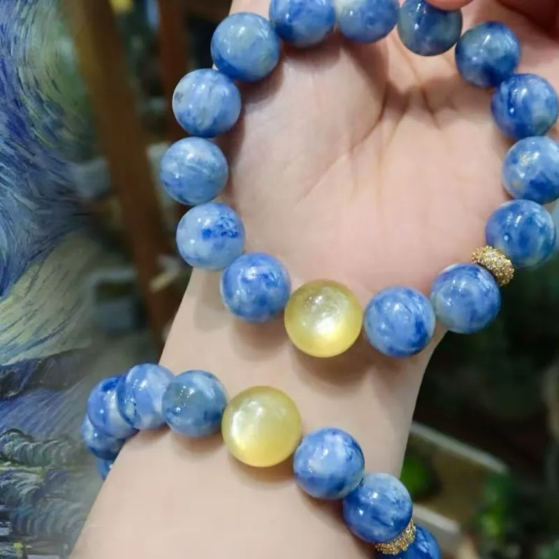 

Natural Koi Mica Plus Kyanite Bracelet, Women's Fashion Light Luxury Lucky Bracelet