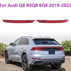 For Audi Q8 RSQ8 SQ8 2019 2020 2021 2022 2022 Car Rear Bumper Reflector Stop Brake Light Rear Tail Lamp 4M8945701 4M8945702