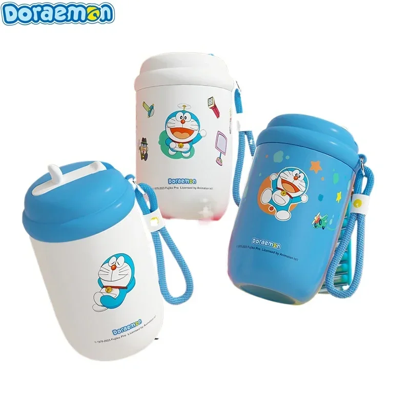 

Anime Doraemon Cartoon Cute Thermos Mug, Fitness Sports Kettle, Portable Children's Water Cup, Birthday Gifts for Boys and Girls