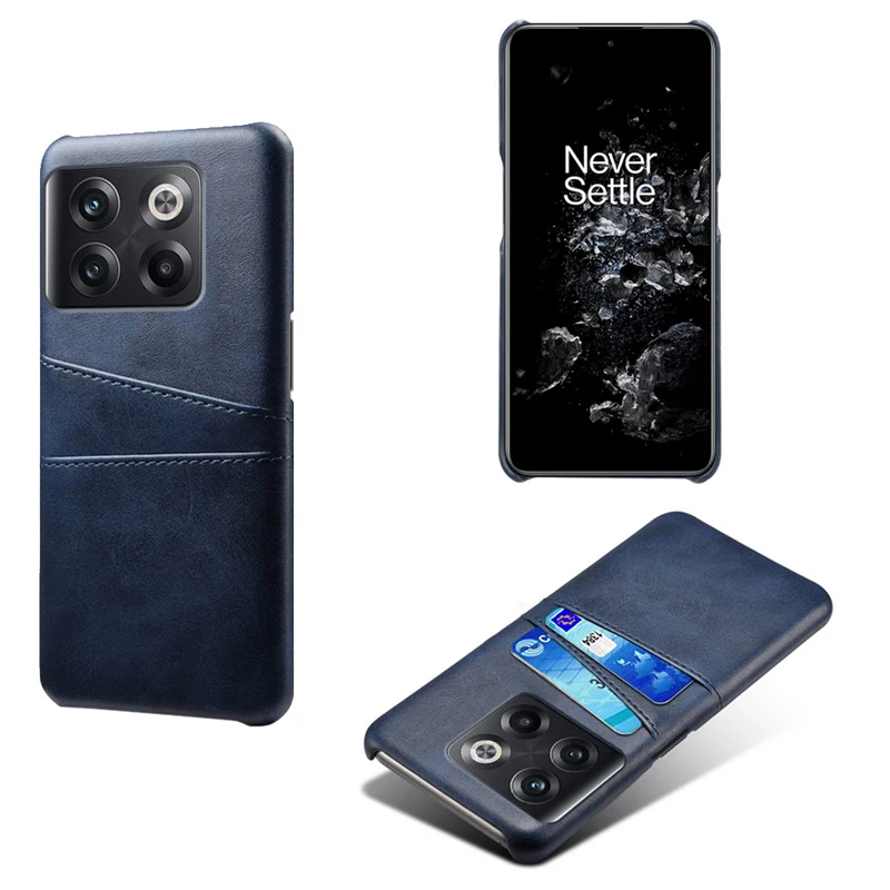 For OnePlus 10T Case Credit Card Vintage PU Leather Wallet Protective Cover with Card Slot capa for One Plus ACE Pro чехол