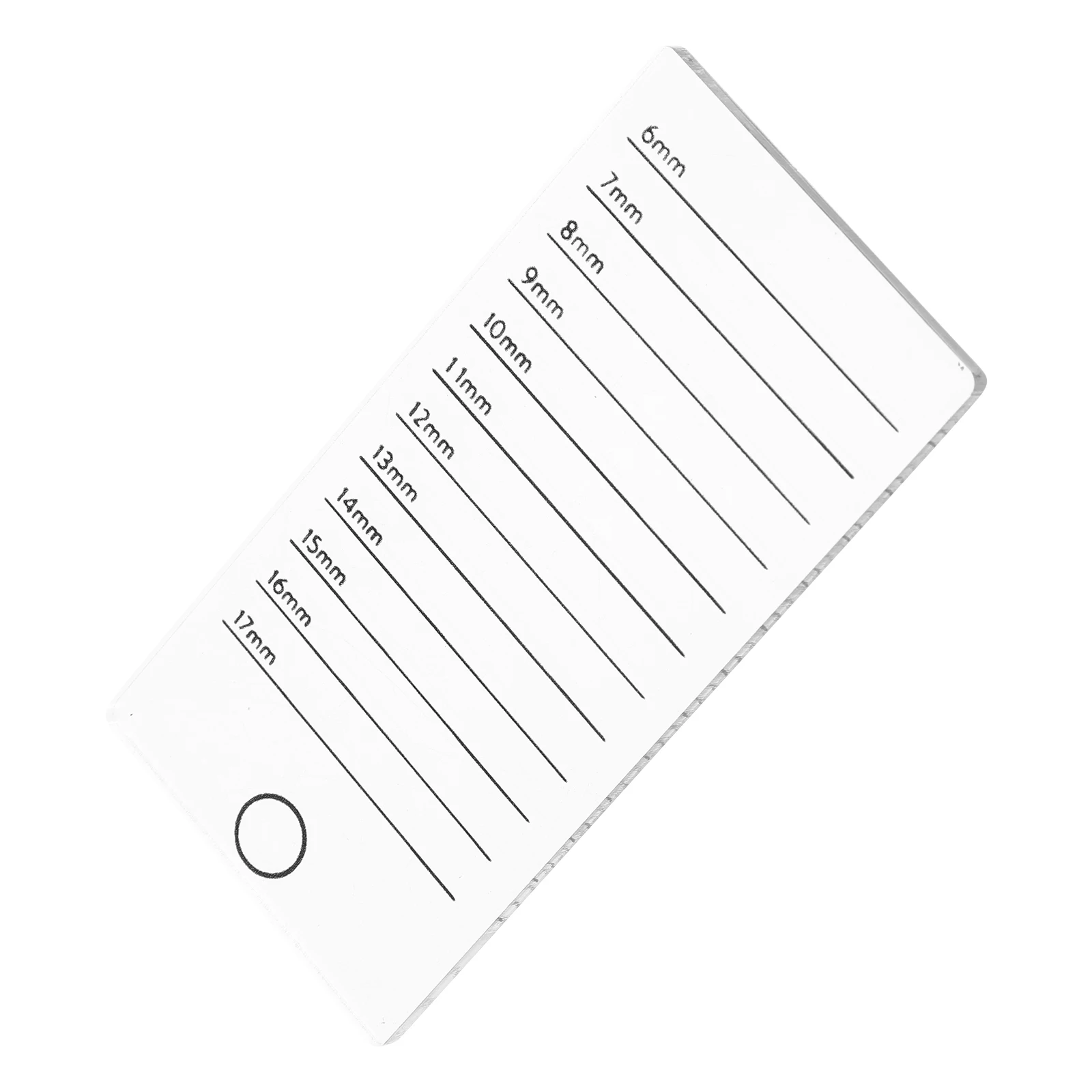 

Eyelash Display Board Storage Tray Acrylic Beauty Salon Tool Grafting False Eyelashes ganizer Professional Personal Use Length