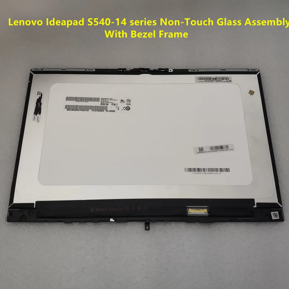 Imagem -02 - Fhd 1920*1080 B140han03.5 5d10s39561 Tela Lcd para Lenovo Ideapad S54014iwl 14iml 14api Montagem de Vidro Não-toque 14