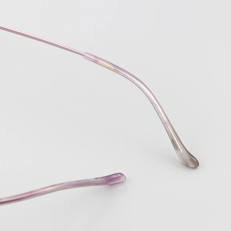 إطار نظارات من التيتانيوم خفيف للغاية بدون إطار للنساء مجوهرات طبية لقصر النظر إطارات نظارات للقراءة