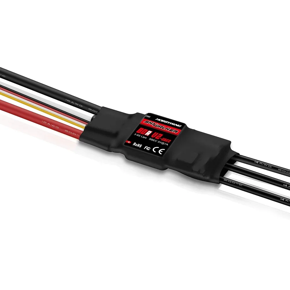 Hobbywing Skywalker 15A/30A/40A/50A/60A/80A/100A V2 Speed Controller ESC With UBEC For RC FPV Quadcopter Airplanes Helicopter