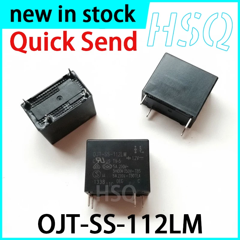 

10 шт. Новое 4-контактное реле OJT-SS-112LM 5A