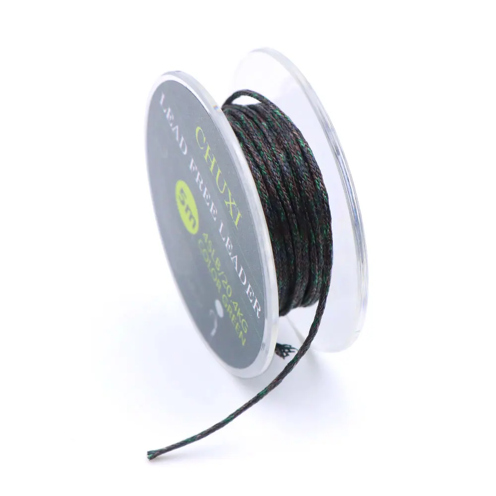 5m Lead Free Lead Core Carp Fishing Line 45LB Braided Hooklink For Helicopter Rig Fishing Accessories Tackle Non Lead Core Wire