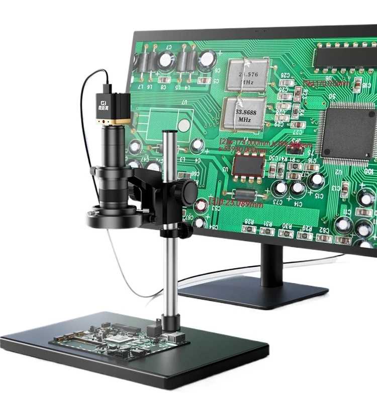 microscope professional grade ultra-clear digital circuit board measurement  electron microscope inspection and maintenance
