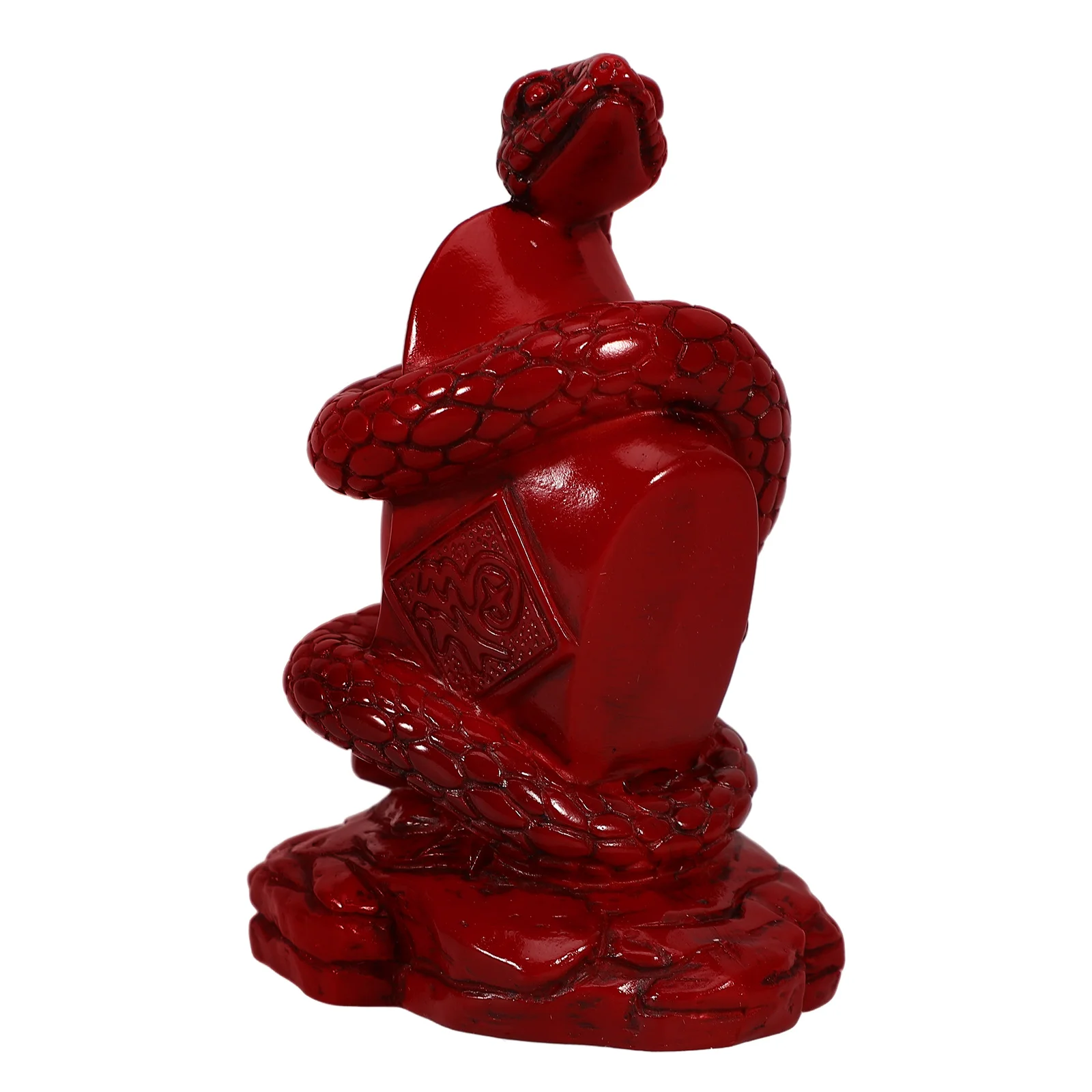 

Snake Resin Retro Decor Home Office nament Small Figurine Wealth Sculpture Craft Tea Ceremony Decor Desk Garden Tea