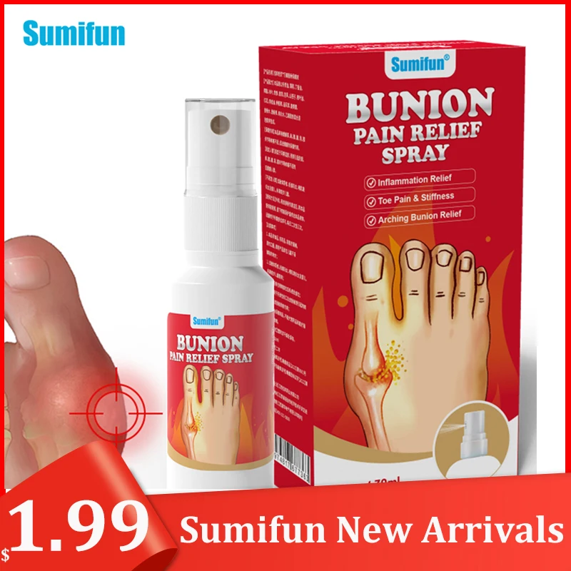 

30ml Foot Gout Health Care Spray Thumb Corrector Finger Hallux Bunion Pain Relief Liquid Toe Joint Swelling Medical Plaster