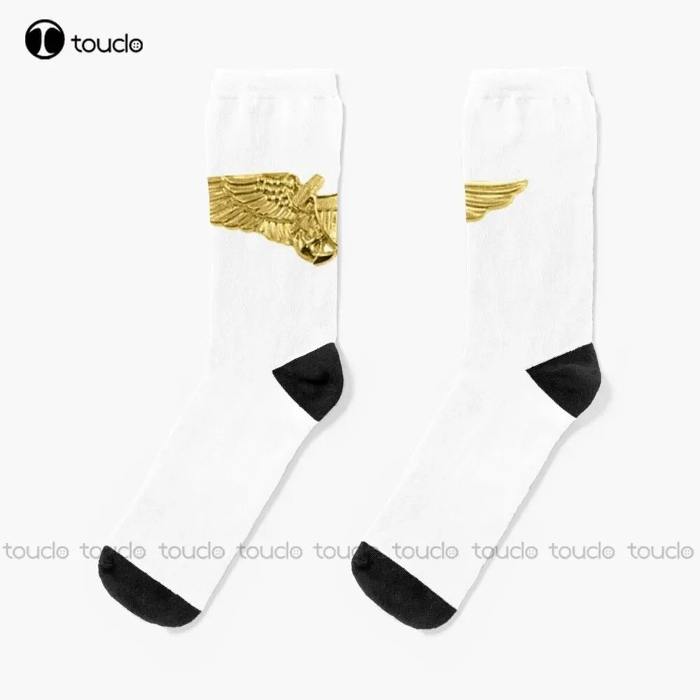 

Usmc. Значок авиационного полетного офицера военно-морского поля. Носки мужские носки День благодарения Рождество Новый год подарок на заказ забавные носки подарок