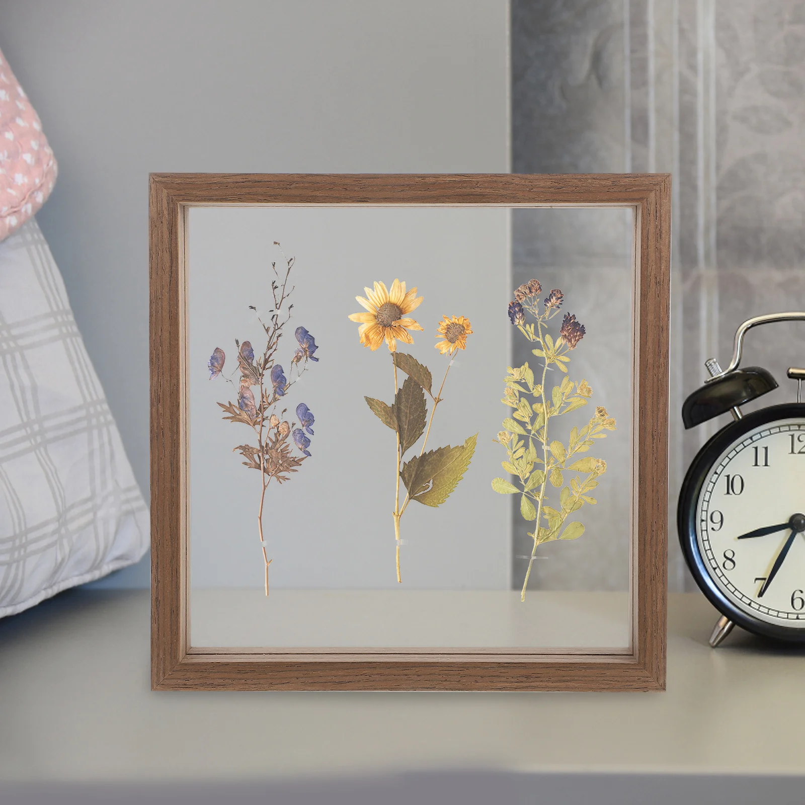 

Inch Dried Flower Display Glass Specimen Frame For Pressed Flowers Photo Frame Home Office Desktop Decoration