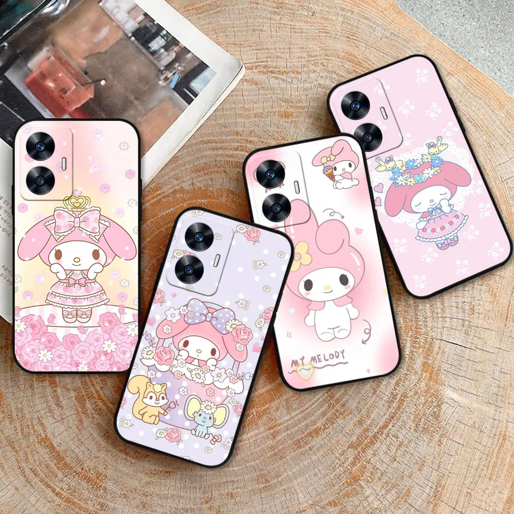 

Cartoon My Melody Phone Case For Realme C55 C53 C35 C33 C31 C30 C30S C21 C21Y C20 C15 C12 C11 GT Neo 2 Narzo 50 50I 50A 5G Cover
