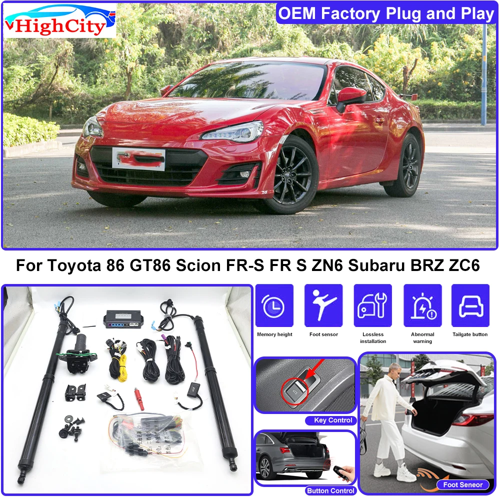 For Toyota 86 GT86 Scion FR-S FR S ZN6 Subaru BRZ ZC6 OEM Kit Trunk Electric Tail Gate Lift Powered Tailgate Liftgate Automatic