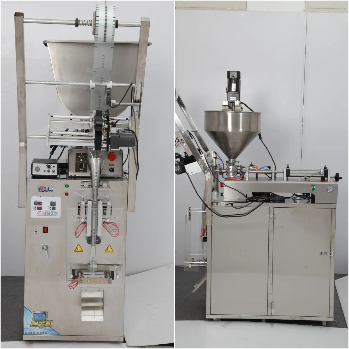 آلة التعبئة البيضاء السائلة 750 مل آلة تعبئة الأكياس الختم آلة تعبئة السوائل آلة تعبئة المياه الأوتوماتيكية