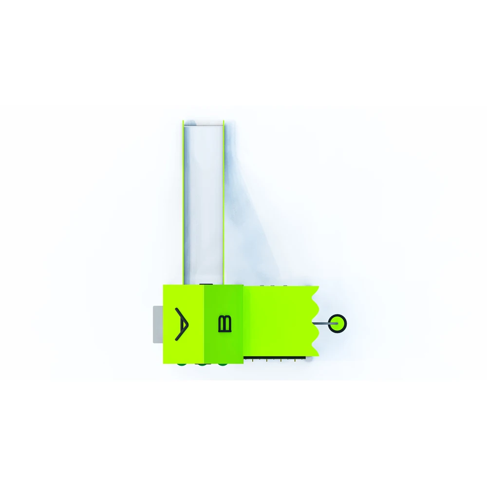 Lightweight Commercial Outdoor Playground Equipment for Kids HPL Plastic Climbing Stairs with PE Board Surface