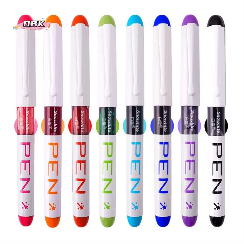 

Large Capacity Fountain Pen EF Nib Quick-Drying Writing Ink Pens Stationery 0.38mm Straight Liquid Pen School Supplies