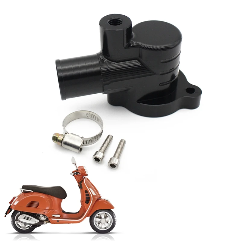 

Motorcycle Engine Parts Aluminum Thermostat Cover Replacement Accessories Fit For Vespa GTS GTV Scooter