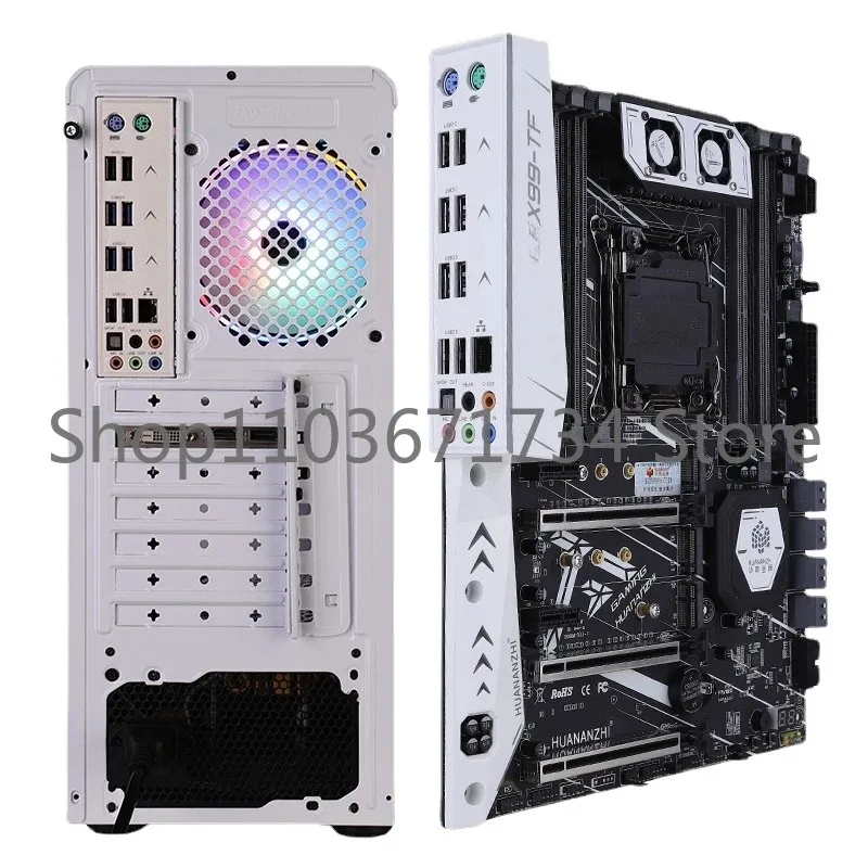 X99-TF Computer Motherboard Cpu Set Ddr3/Ddr4 Memory E5 2678v3 2680v3