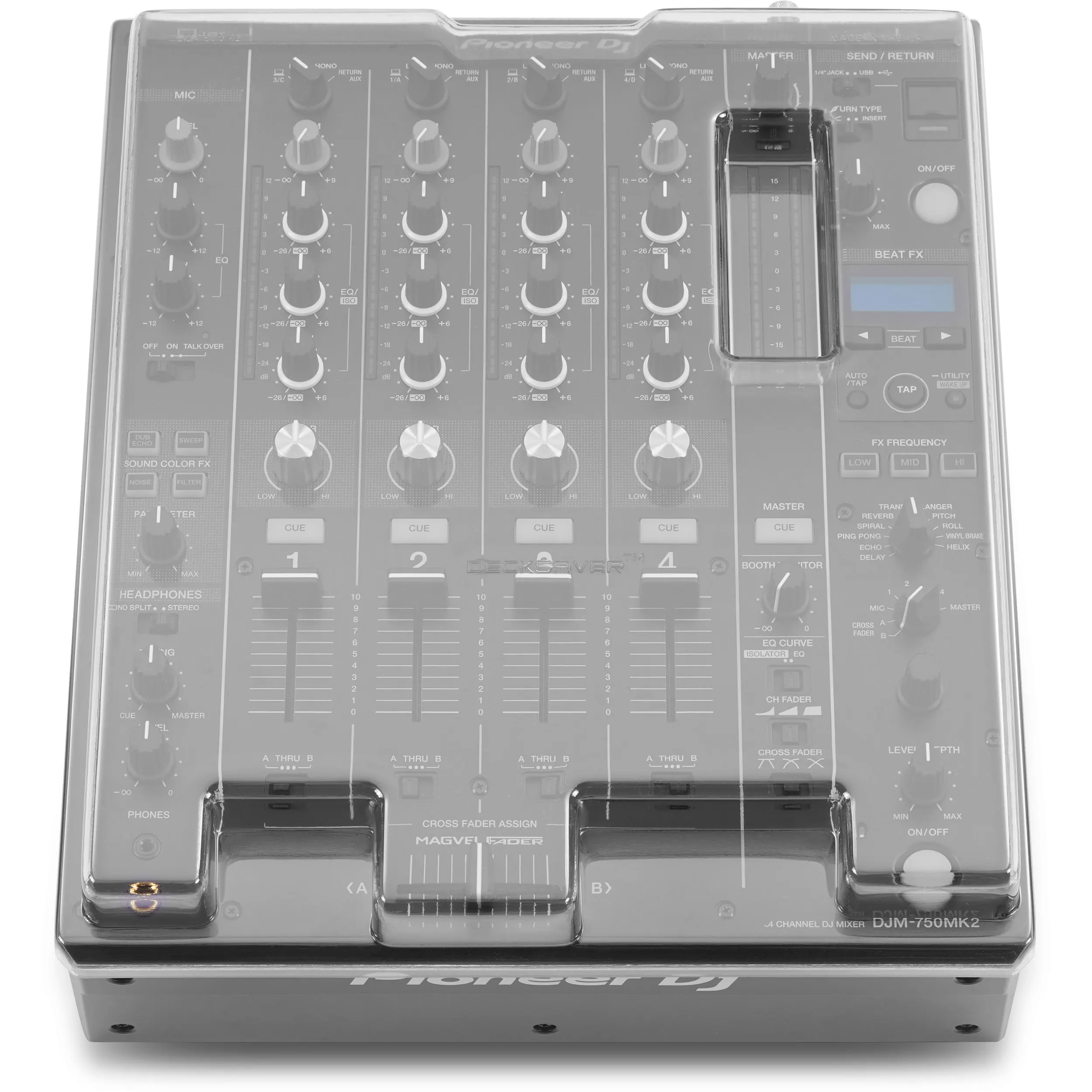 Decksaver pioneer djm-750 Mk2 protective case for Pioneer djm-750