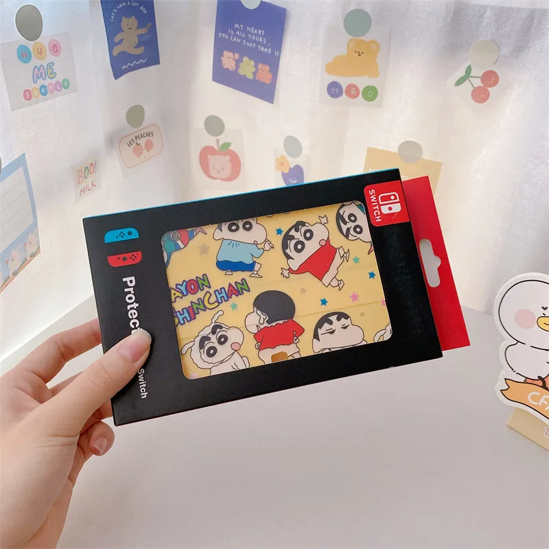 クレヨンしんちゃん漫画スイッチケースニンテンドースイッチ Ns OLED アニメ保護ソフトカバー Joy-Con コントローラアクセサリーギフト