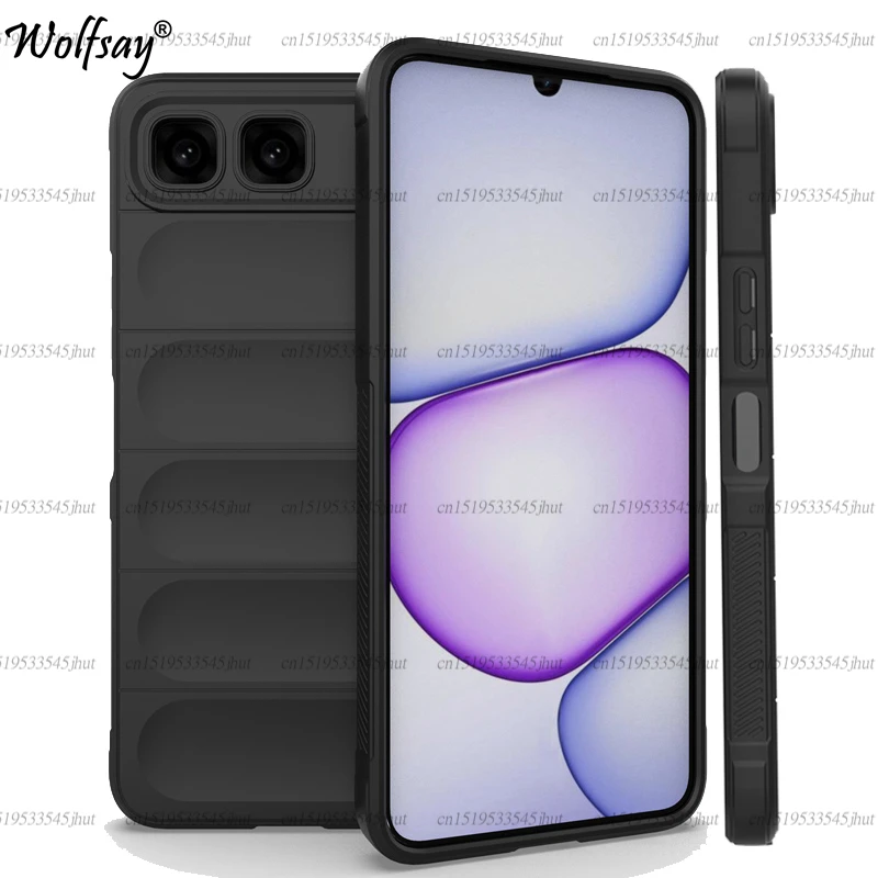 Funda de teléfono a prueba de golpes para Infinix Hot 60i 5G, Funda trasera de silicona suave para Infinix Hot 60i 5G, Funda para Infinix Hot 60i 5G