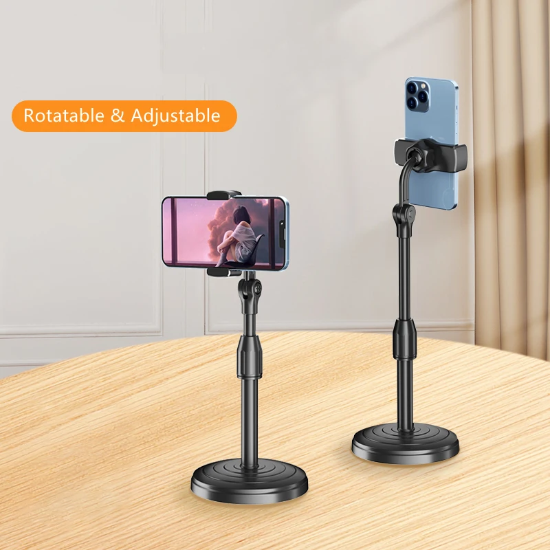 Multi functional Mobile Phone Bracket Live Broadcast Stand Adjustable Height Telescopic Portable Callphone Holder for Smartphone