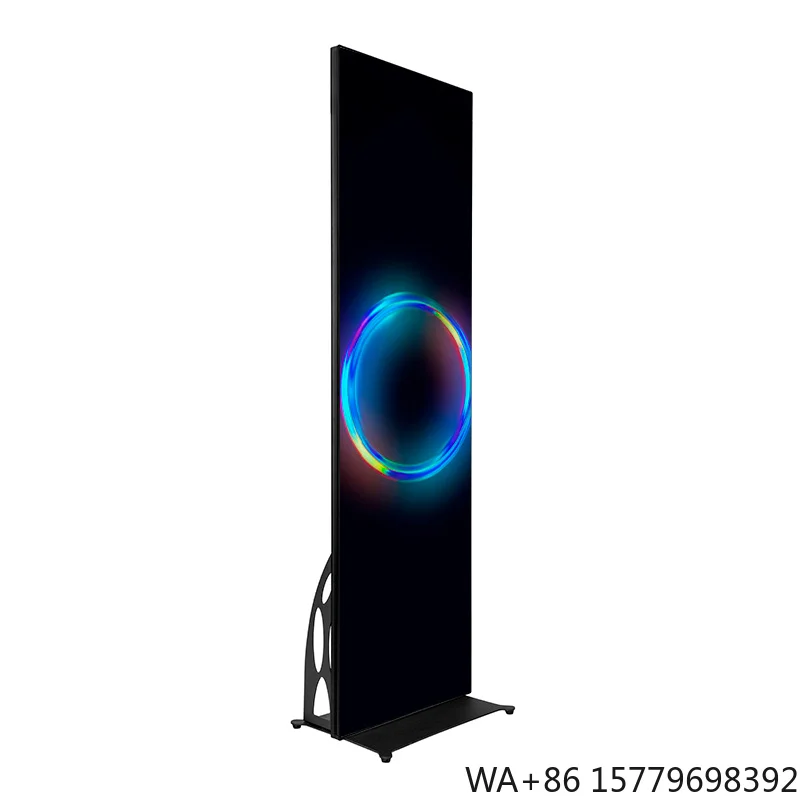 

Factory Direct Sales Foldable LED Poster Display P1.25 P1.5 P1.8 P2.5 Indoor HD GOB Process Standing LED Poster