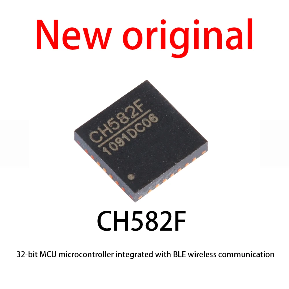 

10-50Pcs/Lot New original CH582F CH582 QFN-28 32-bit MCU microcontroller with BLE wireless communication integrated ﻿