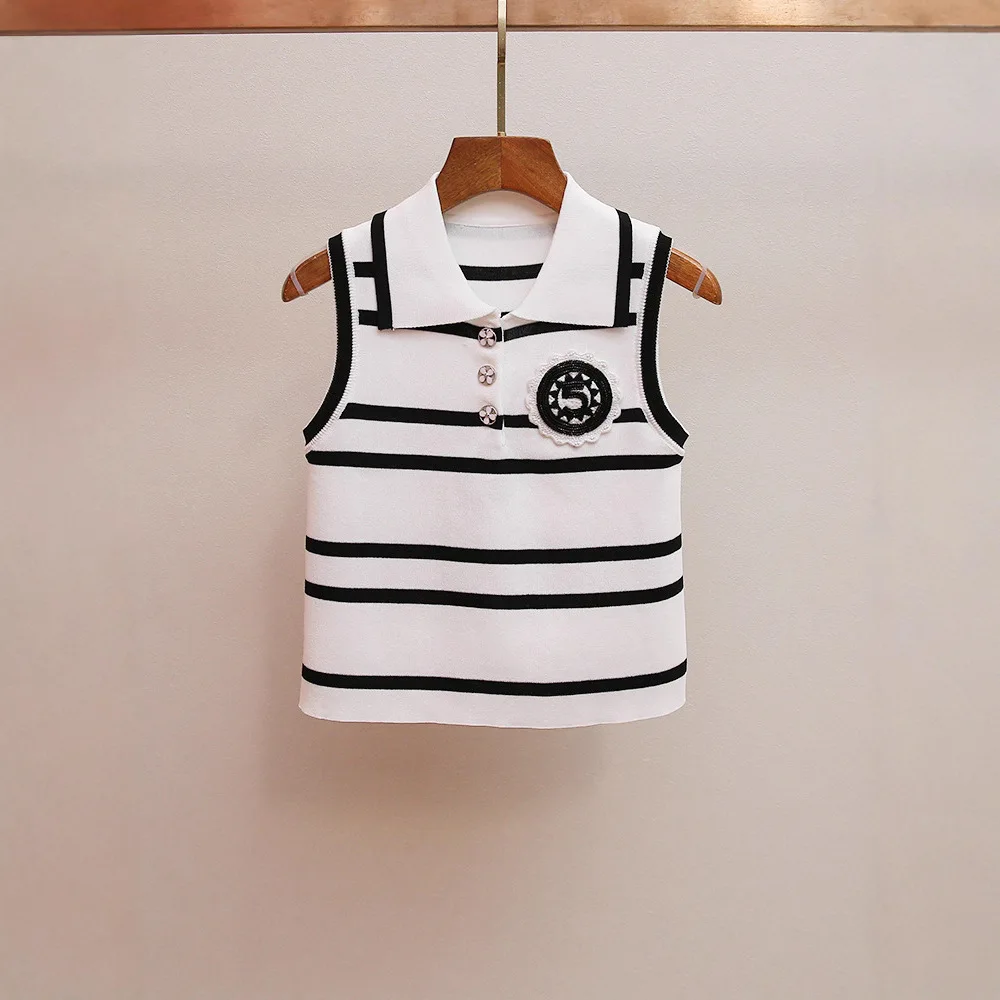 

MaSande High-End Women's Knitted irt Embroidered Collar Small Fraance Sle Autumn New Arrival Polyester Fabric