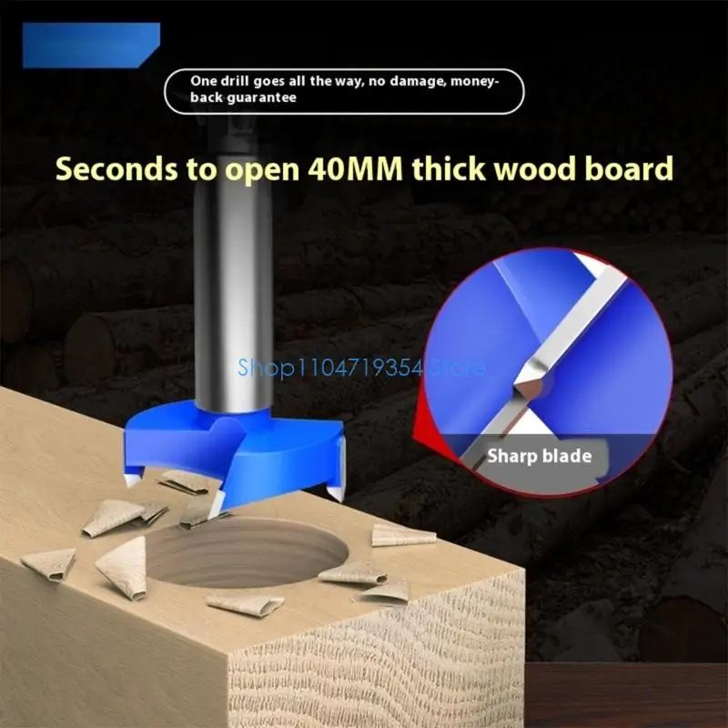 0XLD Industrial Strength Boring Cutter Double Edges Sharpness Rapid Drilling In Hardw