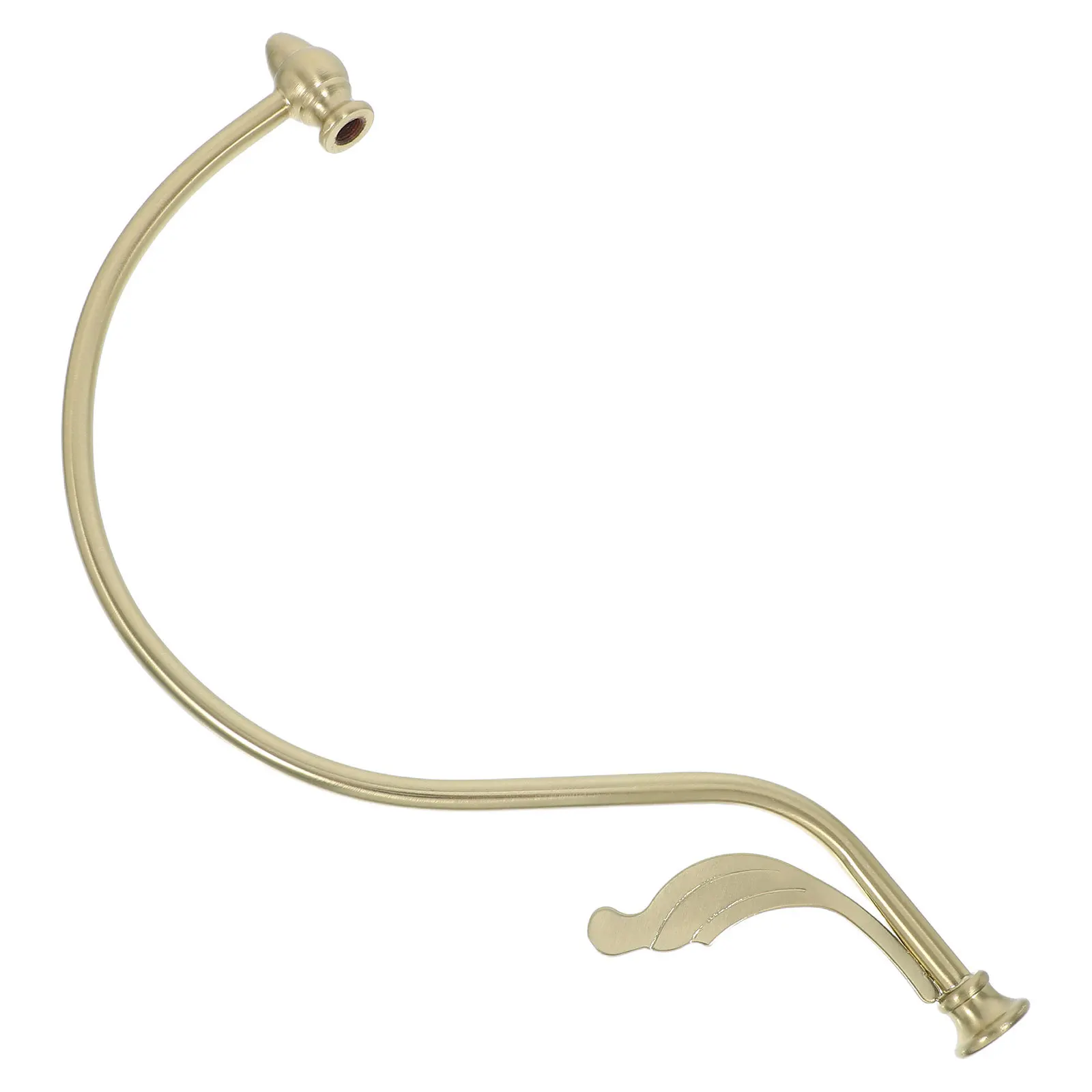 

Replacement Parts: Metal Curved Lamp Stem For Diy Table Lamp Fittings Repair Durable Iron Lighting Accessories Decor