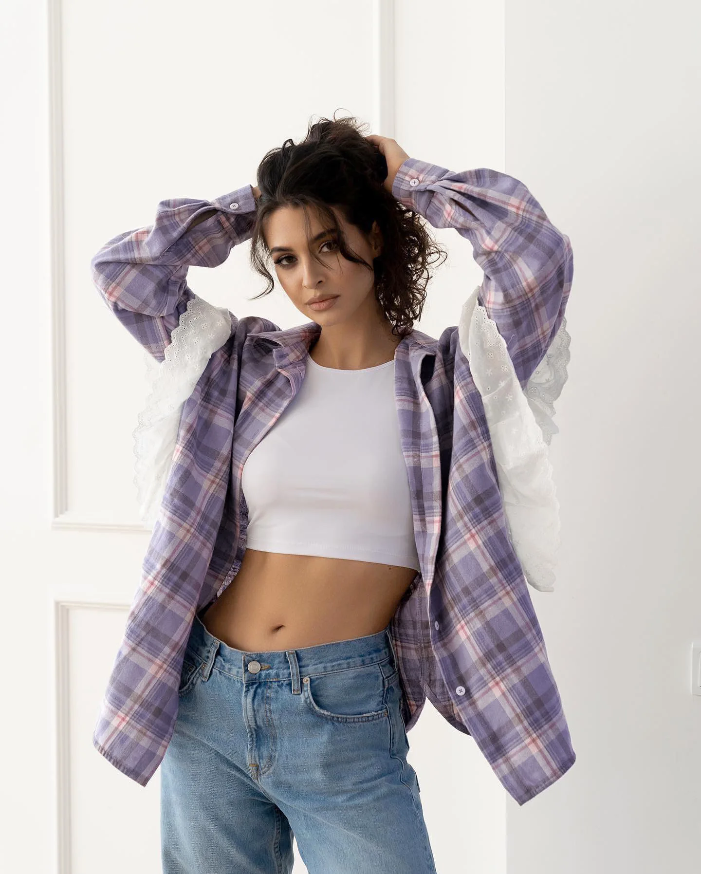 

Новая летняя милая и нежная шифоновая рубашка с длинными рукавами и цветочным принтом на шнуровке с рюшами и рюшами, свободная посадка