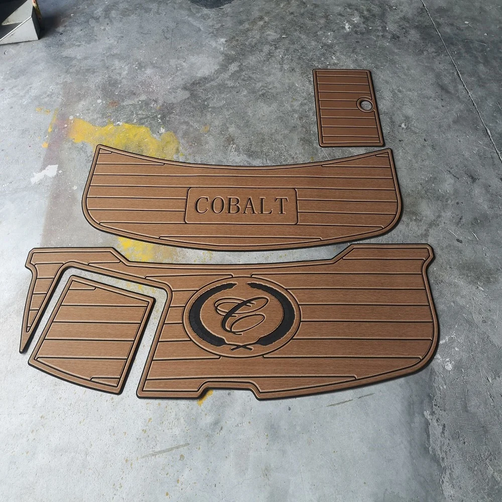 

Swim Platform Step Pad Boat EVA Foam Faux Teak Deck Floor Mat For Boat 2004 Cobalt 240