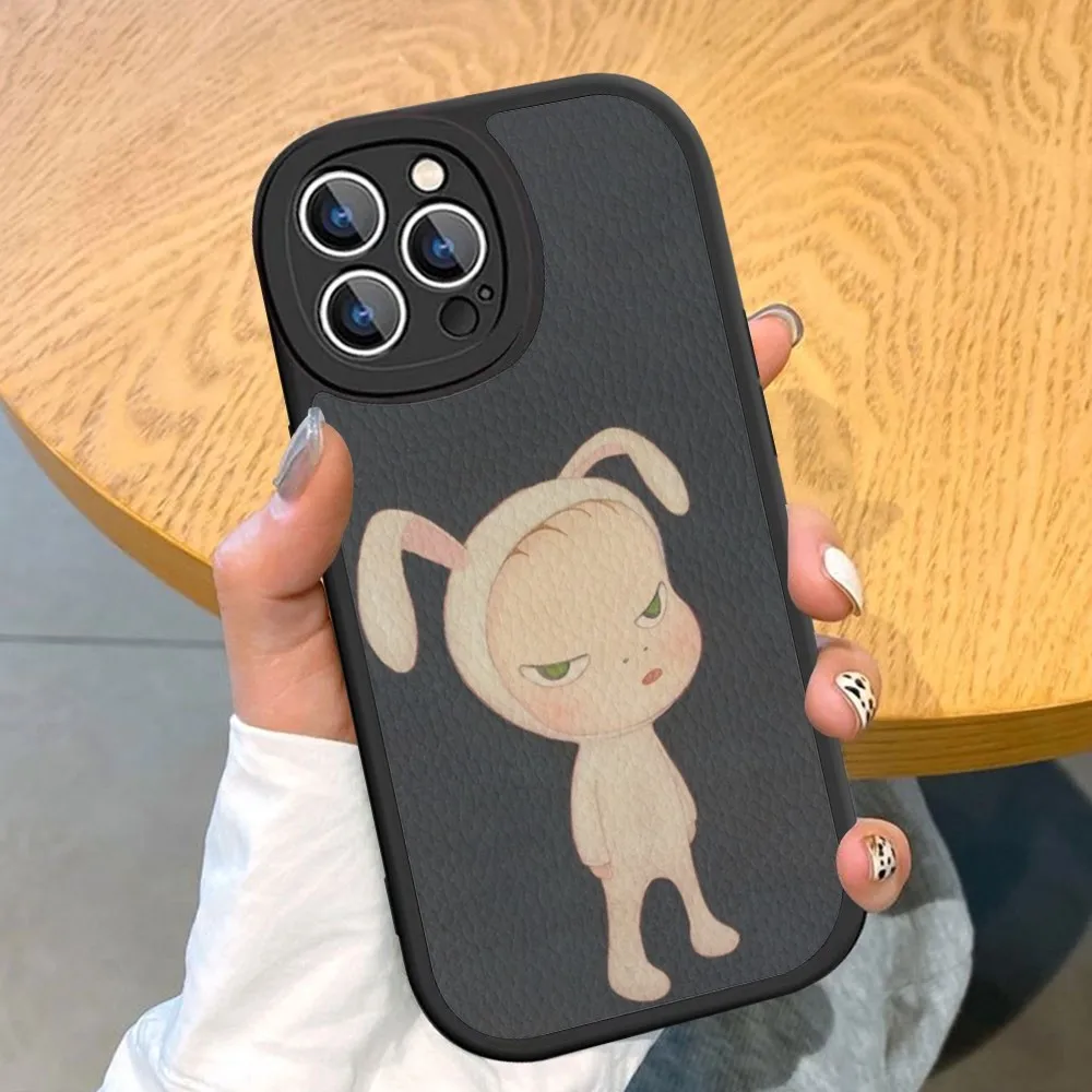 Yoshitomo Nara Dream Doll Cartoon Classic Anime Phone Case Hard Leather For iPhone141312Mini 11 14 Pro Max Xs X Xr 7 8 Plus 6 6s