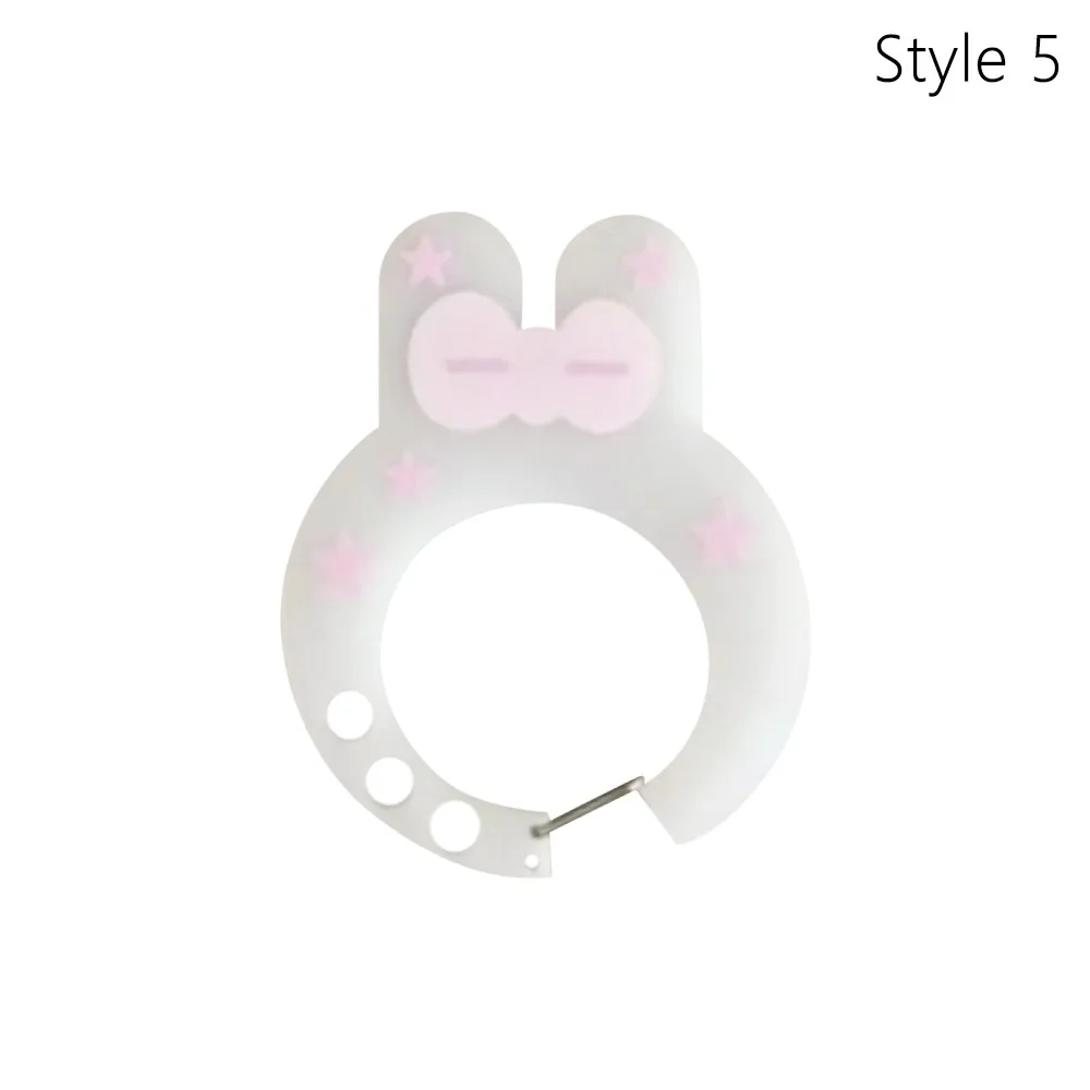 Transparent Acrylic​​ Cartoon Carabiner Charm​​ ​​Candy Colors​​ ​​Carabiner Clip​​ Phone Pendant​​ Compact Size Durable​​