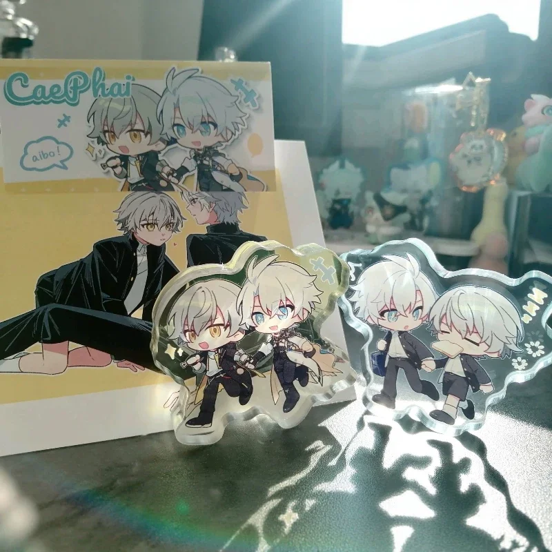 Anime Honkai: Star Rail Fans Works Phainon Traveler Acrylic Figure Stand Model Plate Desk DIY Decor Sign Ornament For Fans Gifts
