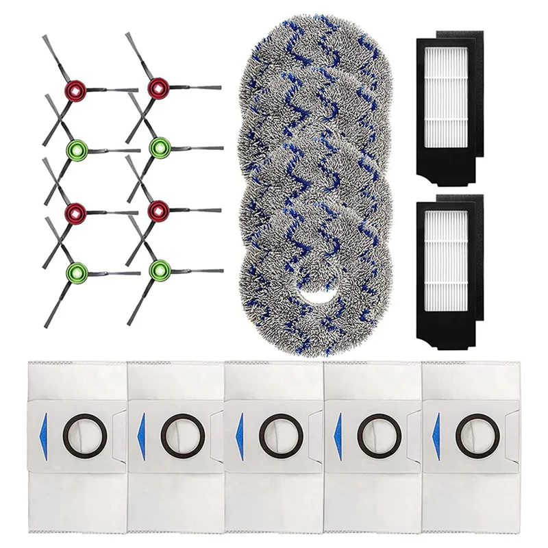 24 時間配達 2X 掃除機床ケア交換部品キット ECOVACS DEEBOT X1 オムニ/X1TURBO/X1 プラスロボット掃除機 Clea