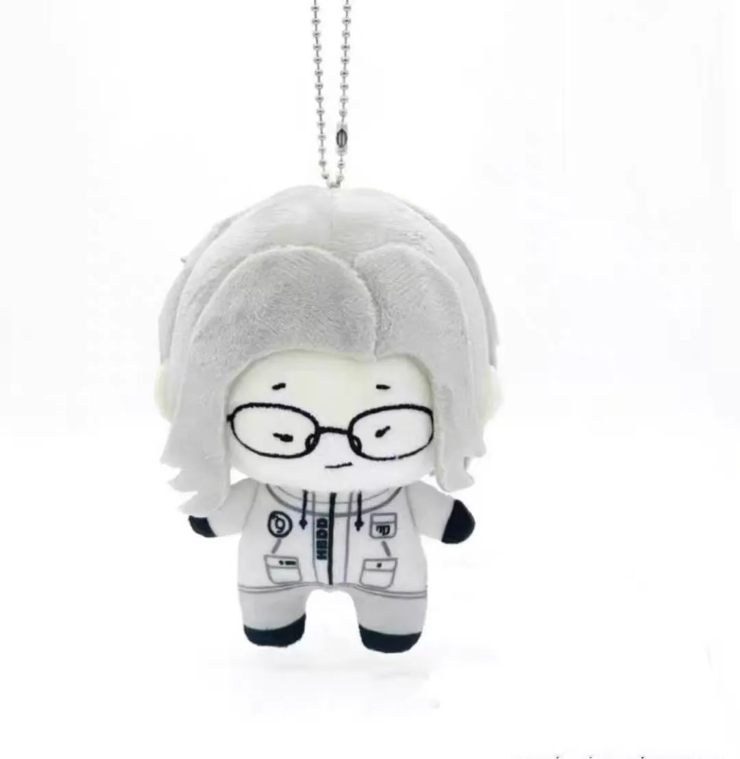 Plush Keychain The Last Defense Academy Anime Character Stuffed Pendant 14cm Q Version Gift for Kid Fan