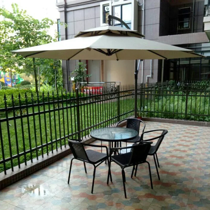 Outdoor Umbrella Sunshade Courtyard Beach Banana Umbrella UV Protection Advertising Folding Stall Umbrella