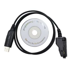 USB Programming Cable w/ CD For Kenwood Radio KPG-36 TK-180 TK-190 TK-280 TK-285 TK-290 TK-380 TK-385 TK-390TK-480 TK-481 TK-490
