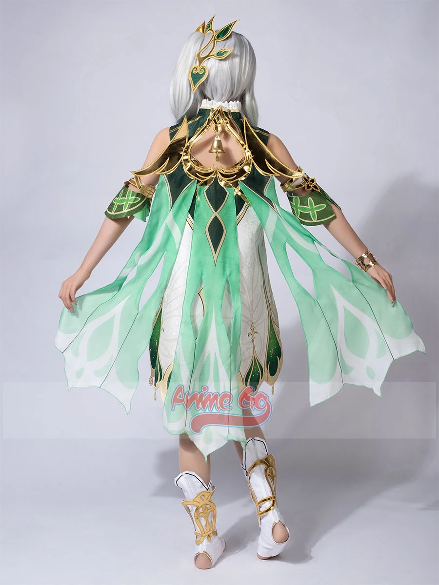 Genshin Impact Game Cosplay Traje para Mulheres, Nahida, Senhor Menor, Kusanali, Vestido de Halloween, Roupa, C02945- AA