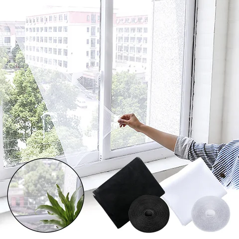 Anti Mosquito Net Indoor Insect Fly Mosquito Mesh Screen Curtain Home Protector Window Net High Quality Durable House Supplies