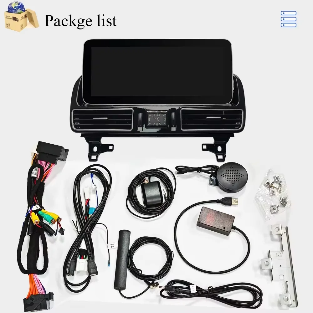 12.3 inch Android 16 Radio For Mercedes Benz ML GL GLE GLS W166 X166 2012-2019 4.5NTG 5.0NTG GPS Carplay Navigation Stereo GPS